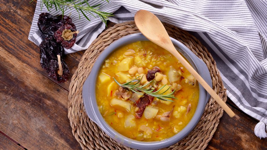 arroz-alubias y nardos